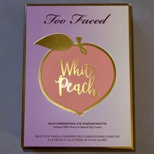 ❌❌SOLD ❌❌TOO FACED WHITE PEACH EYE SHADOW PALETTE